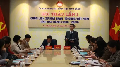Hội thảo sách “Lịch sử Mặt trận Tổ quốc Việt Nam tỉnh Cao Bằng (1930 – 2023)