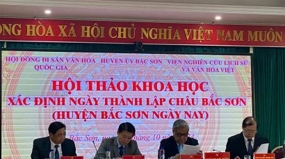 VIHC Phối hợp tổ chức Hội thảo khoa học xác định ngày thành lập châu Bắc Sơn